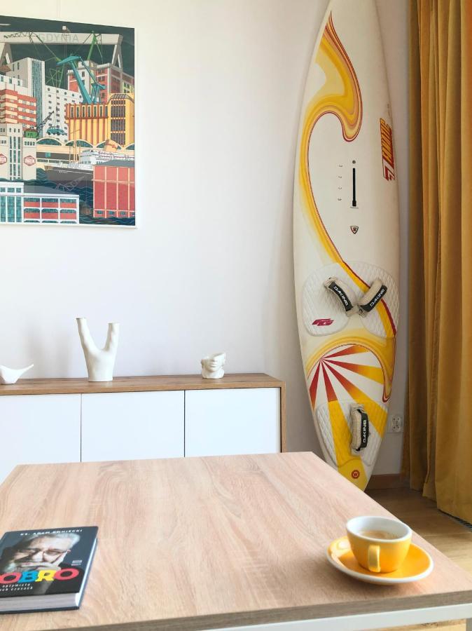 Ferienwohnung Tlusta Mewa Sea View Gdynia Exterior foto