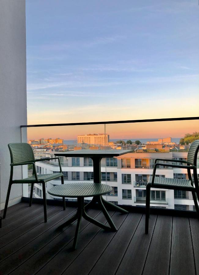Ferienwohnung Tlusta Mewa Sea View Gdynia Exterior foto