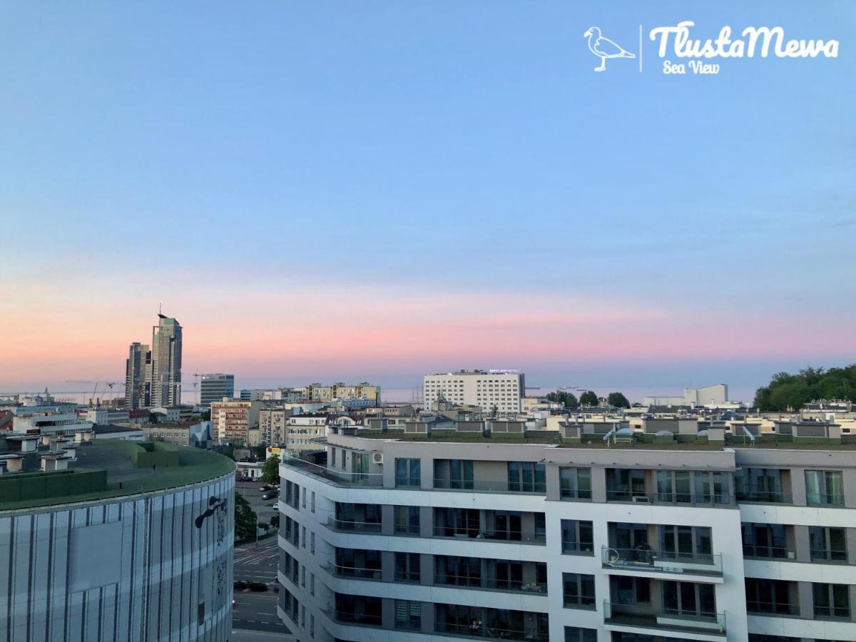 Ferienwohnung Tlusta Mewa Sea View Gdynia Exterior foto