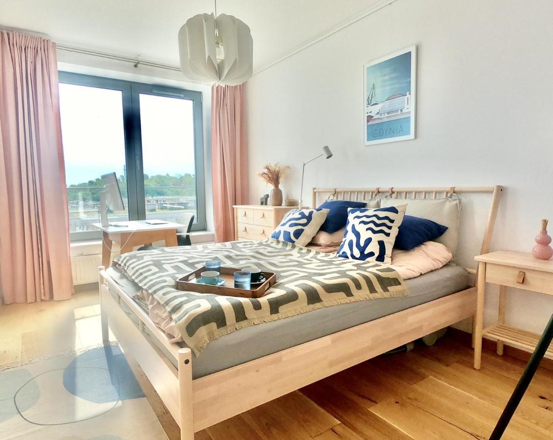 Ferienwohnung Tlusta Mewa Sea View Gdynia Exterior foto